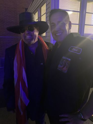 David Wade with Eddie Montgomery of Montgomery Gentry who recorded 'Higher'