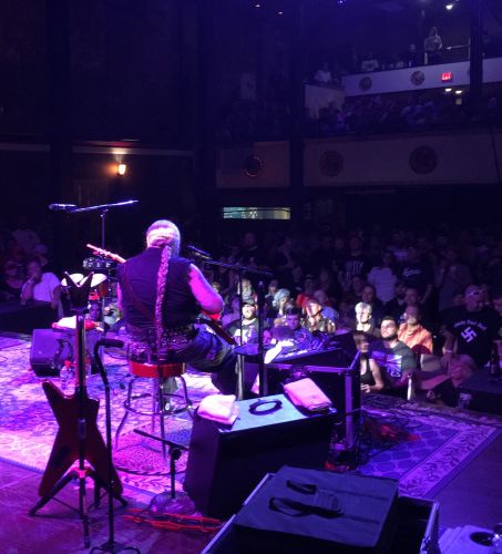 Backstage on David Allan Coe tour in Connecticut