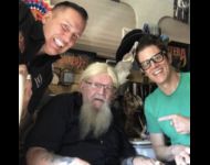 David Wade with DAC and Johnny Knoxville