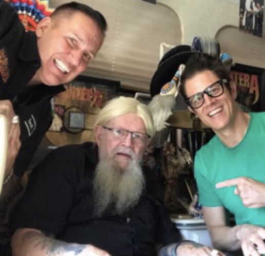 David Wade with DAC and Johnny Knoxville