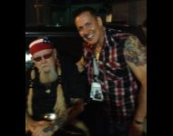 David Allan Coe and David Wade on tour